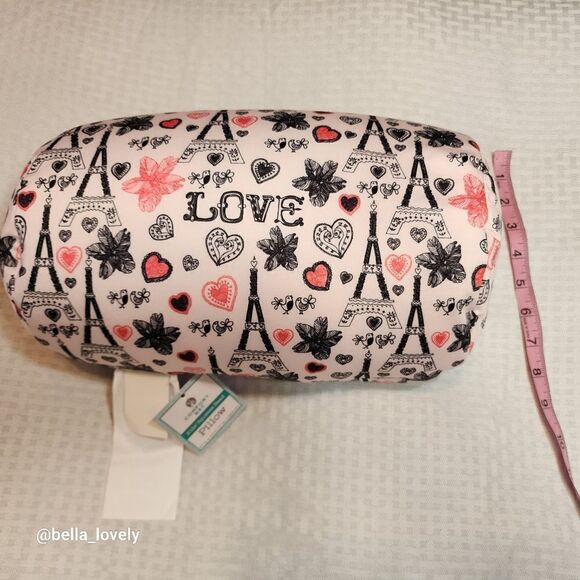 NWT Adorable Beaded Bolster Frilly Paris Comfort Bay Bolster Beaded Pillow 1ct - Picture 5 of 5